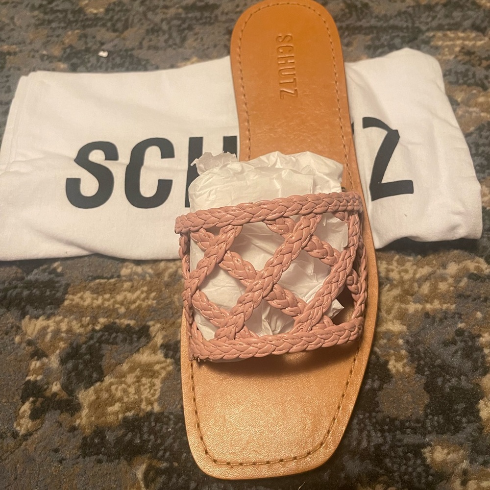NIB SCHUTZ Ericka Braided Sandal - Picture 2 of 5